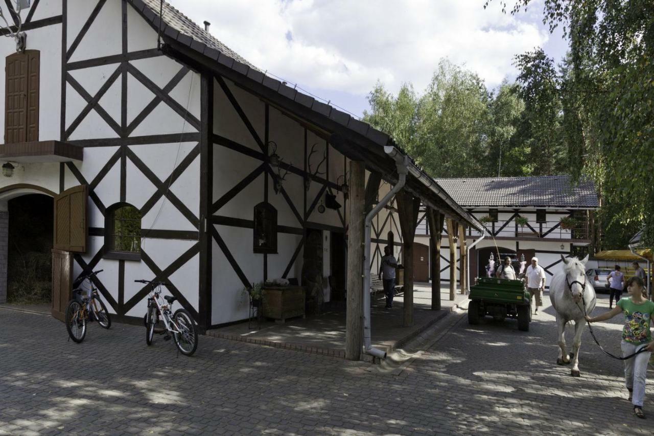 Hotel Park Lesny 'U Kaczyny' Rogow Exterior foto